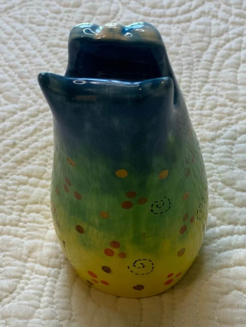 Studio Designworks Joy Cats Ceramic Eye Glass Holder Figurine